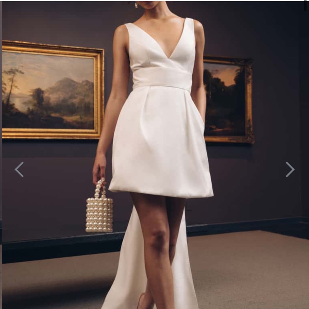 JENNY YOO ELLA DRESS: LIGHT IVORY